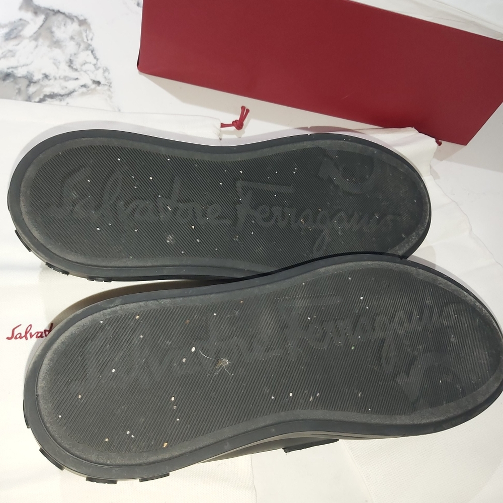 Salvatore Ferrgamo Axel Sneaker Dress Shoes Size - Picture 8 of 8